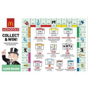 McDonald's Monopoly، بخرید، بفروشید و برنده شوید!